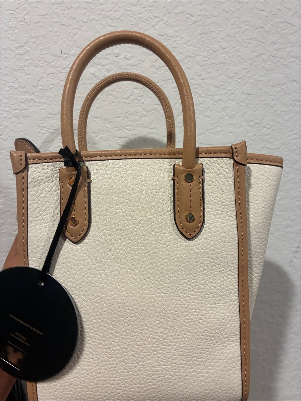 kate spade Disney cream and Tan Leather Satchel with Chip 'n' Dale Mini bag - Picture 3 of 3